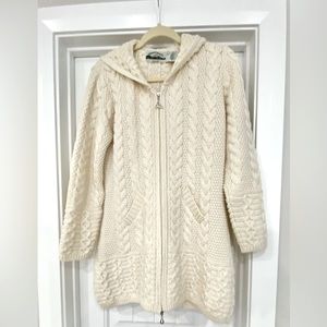 EUC Merino Wool Sweater with hood